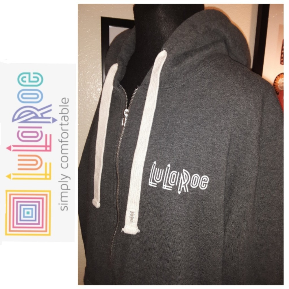 Awesome LulaRoe Oversized Zip Up Hoodie!